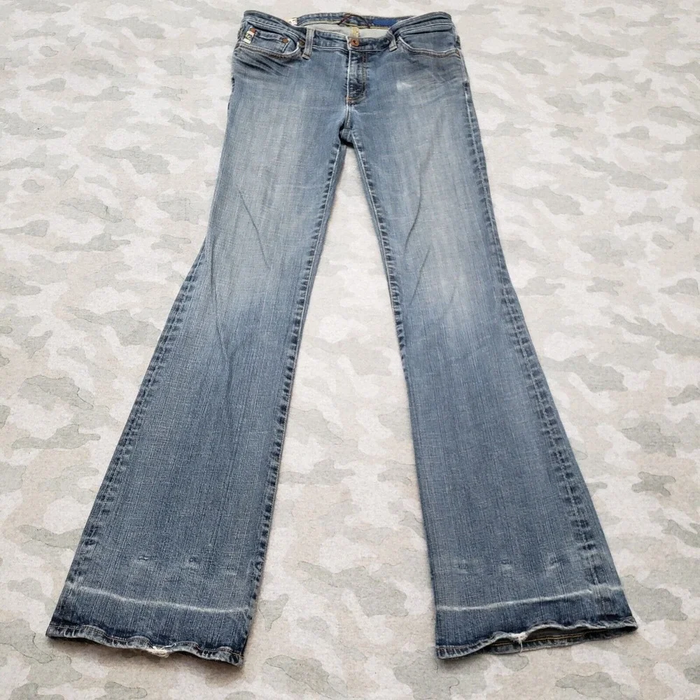 Vintage Adriano Goldschmied Jeans Women's 30‎ Blue Flared Denim Medium Wash Y2K